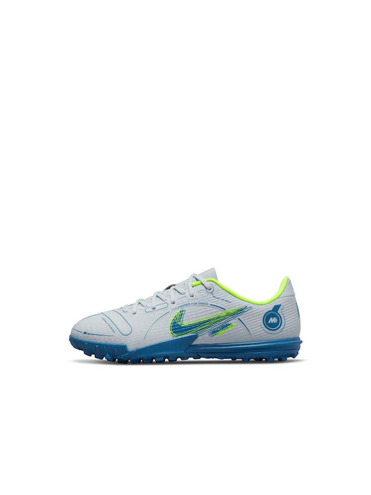 Vapor TF Kids Soccer Cleats with Turf Outsole Grey