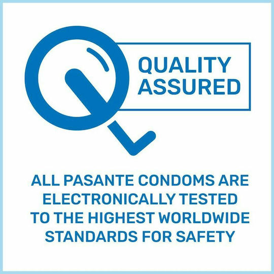 Pasante Презервативи Ribbed Passion 12 бр 52 мм с Ребра Natural