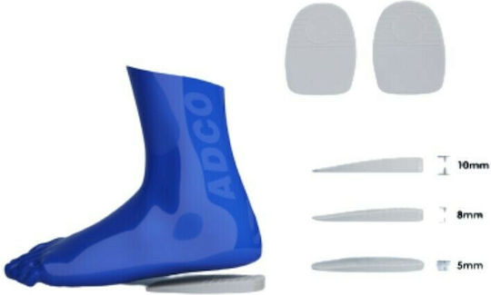 Adco Silicone Heel Lift Insole 8mm Shoe Insoles for Height Increase 08211 2pcs