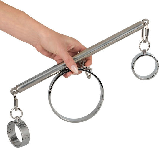 You2Toys Bad Kitty Restraint Set with Pillory Μπάρα Ακινητοποίησης σε Γκρι Χρώμα