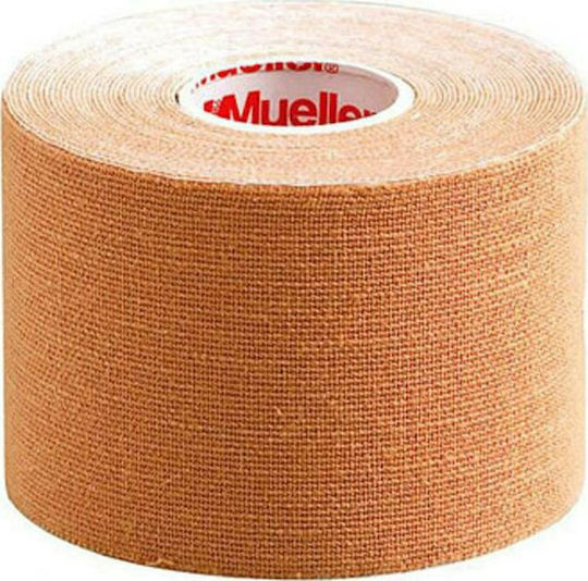 Mueller K-Tape Pre-Cut Лента за физиотерапия 5см x 5м Бежов