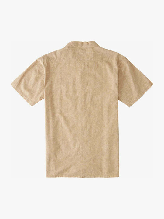 All Day Kurzärmlig Leinen Hemd Beige