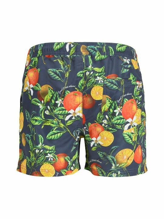 Crete Costume de Baie Bărbați Pantaloni Scurți Albăstru Cu Modele