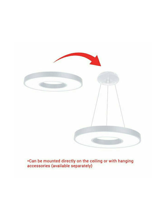 Optonica Modern Metal Ceiling Light with Integrated LED 50pcs White