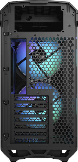 Fractal Design Torrent Compact RGB TG Light Tint Gaming Midi Tower Κουτί Υπολογιστή με Πλαϊνό Παράθυρο Γκρι