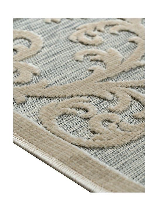 Madi Phantom Monarchy Rug Rectangular Summer Wicker Grey / Beige