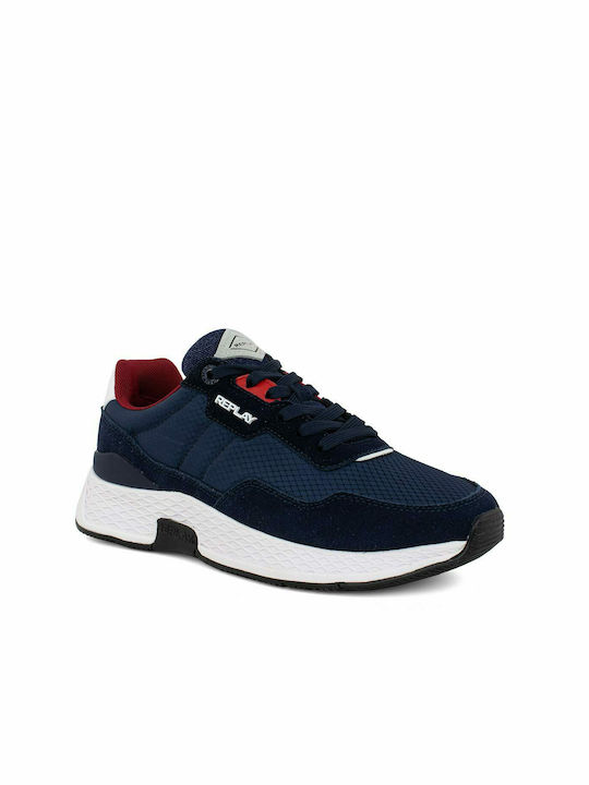 Replay Hybrid Urbane Herren Sneakers Marineblau