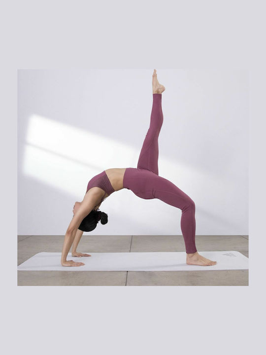 Yoga 4 Elements Women's Cropped Yoga Legging High Waisted Quiet Crimson