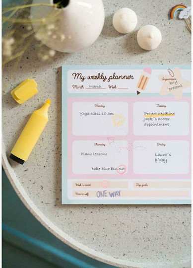 Pusheen Εβδομαδιαίο Planner Foodie Collection 29x21εκ.