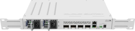 MikroTik CRS504-4XQ-IN v7 Управление на L2 Switch с 5 Портове Ethernet