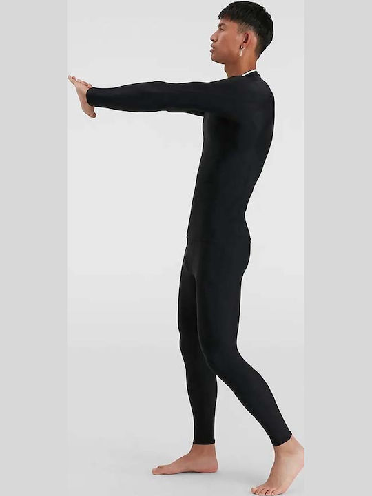 Speedo UPF 40+ Ανδρική Μακρυμάνικη Αντηλιακή Μπλούζα Μαύρη
