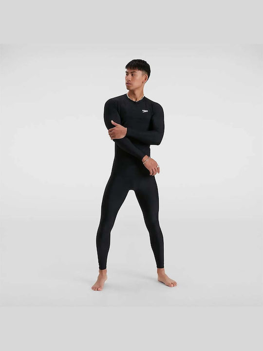 Speedo Bărbați Mânecă lungă Tricou de protecție solară Negru