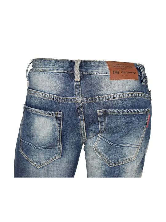17001-304-0312 Herren Jeanshosen Regulär Fit Blau