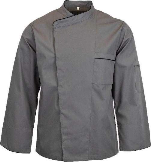Coat Chef Gray with Long Sleeve MARK987