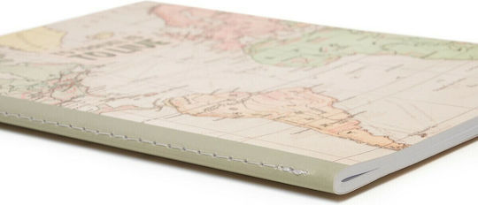 Legami Milano Travel Notebook 80 Sheets A6 Ruled Multicolour