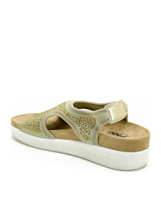 Anatomische Damenplattformen Beige