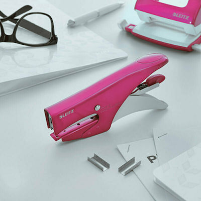 Leitz 5547 Wow Hand Stapler with Staple Ability 15 Sheets