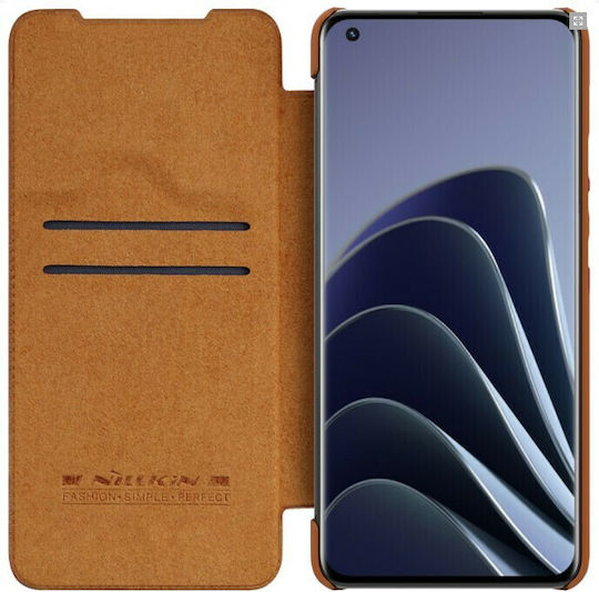 Nillkin Qin Buchen Sie Synthetisches Leder Braun (Xiaomi 12 / 12X)