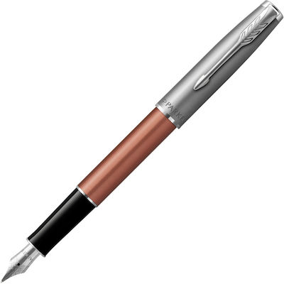 Parker Sonnet Essential Writing Pen Medium Orange with Blue Ink