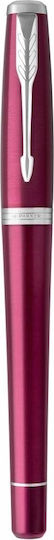 Parker Urban Core Writing Pen Medium Pink made of Brass with Blue Ink
