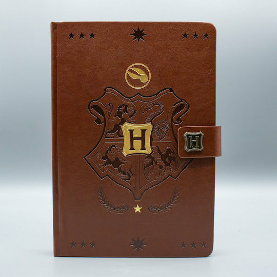 Pyramid International Harry Potter Notebook A5 Ruled Brown