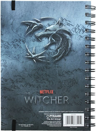 Pyramid International The Witcher Notebook Spiral A5 Ruled with Elastic Multicolour