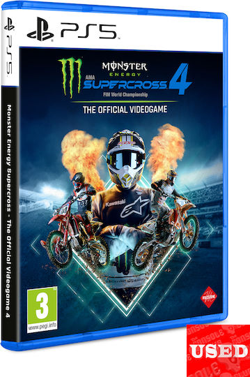 Monster Energy Supercross 4 PS5 Game (Used)