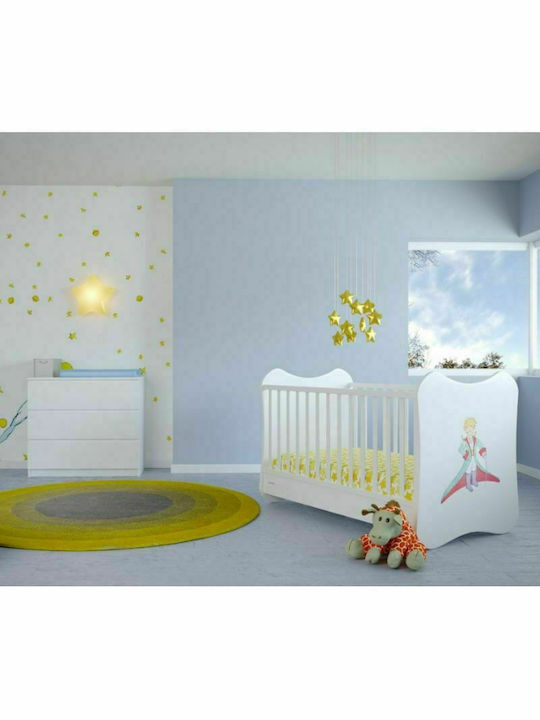 Asterias Bebe Πολυμορφική Κούνια Απόλλων Λευκή