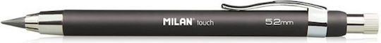 Milan Touch 535206 Mechanical Pencil for Drawing with Sharpener Black