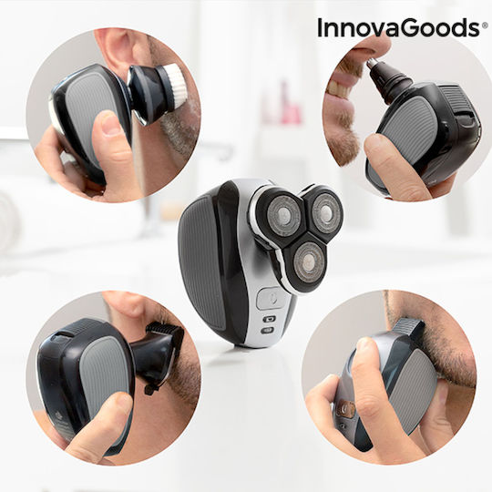 InnovaGoods Shavestyler Reîncărcabilă Ergonomică Aparat De Ras Rotativ 5-în-1 Pentru Față V0101241