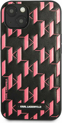 Karl Lagerfeld Monogram Plaque Back Cover Σιλικόνης Ροζ (iPhone 13)