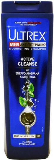 Ultrex Active Cleanse Pro Nutrium 10 Shampoos against Dandruff for All Hair Types 360ml