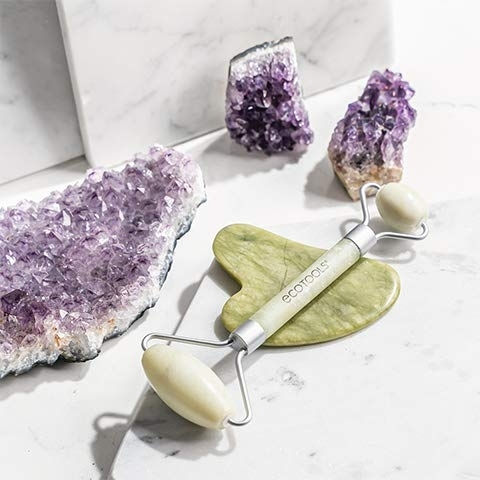 EcoTools Roller Προσώπου & Εργαλείο Gua Sha από Νεφρίτη