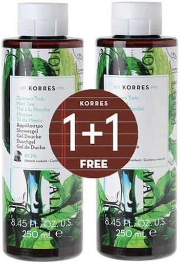 Korres Mint Tea Shower Gel 2x250ml