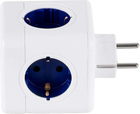 GloboStar PowerCube with Surge Protection 5 Positions