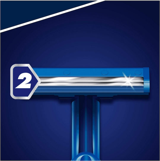 Gillette Blue II Ξυραφάκια μιας Χρήσης με 3 Λεπίδες 6τμχ