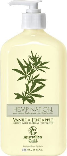 Australian Gold Hemp Nation Vanilla Pineapple After Sun Emulsion with Jojoba and Shea Butter 535ml