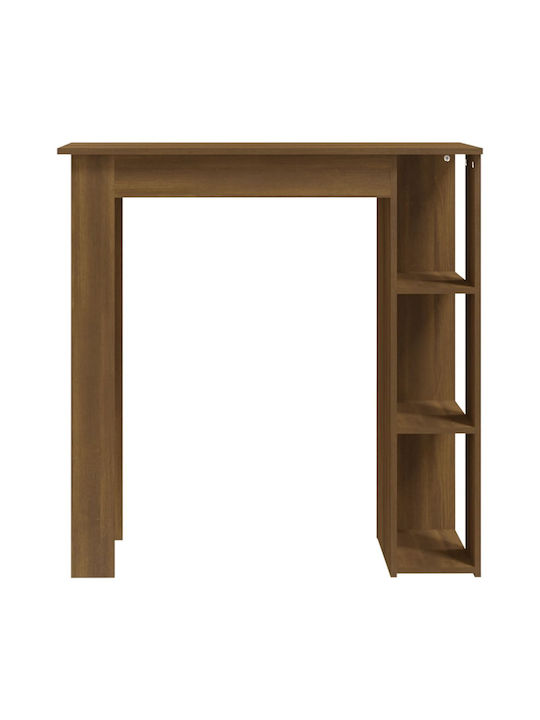 Table Bar Wooden Brown Oak 102x50x103.5cm