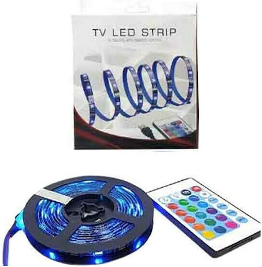 Ταινία LED 12V RGB Φως 5m Τύπου SMD3528 με Τηλεχειριστήριο