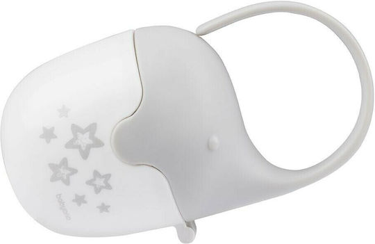Babyono Pacifier Case Elephant Made of Gray Plastic
