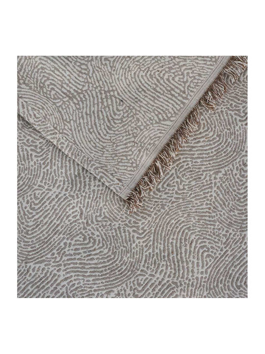 Cokitex Zen Ριχτάρι Τριθέσιου Καναπέ 180x300εκ. Greige 3121003011