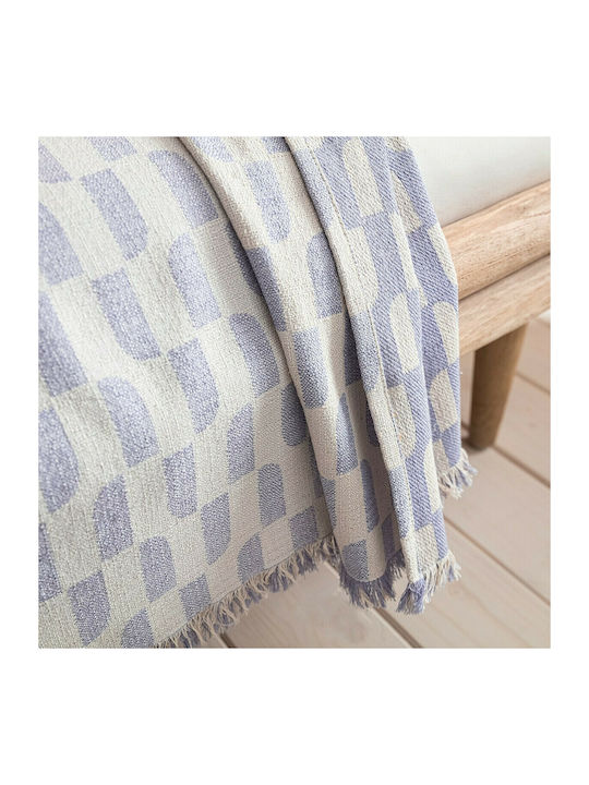 Gofis Home Denise 518 Dreisitzer-Sofa Wurf Jacquard 180x310cm 19 Flieder