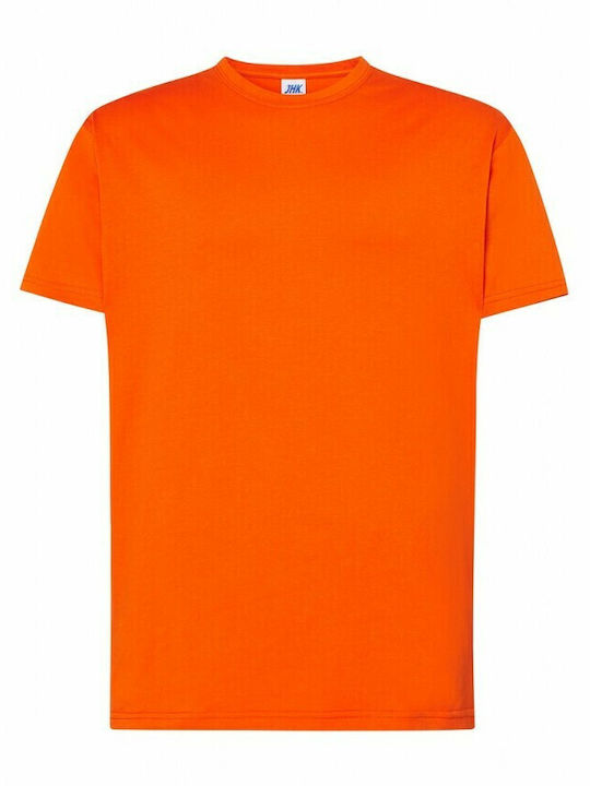 JHK TSRA150 Men's Promotional Short Sleeve T-Shirt in Orange Colour