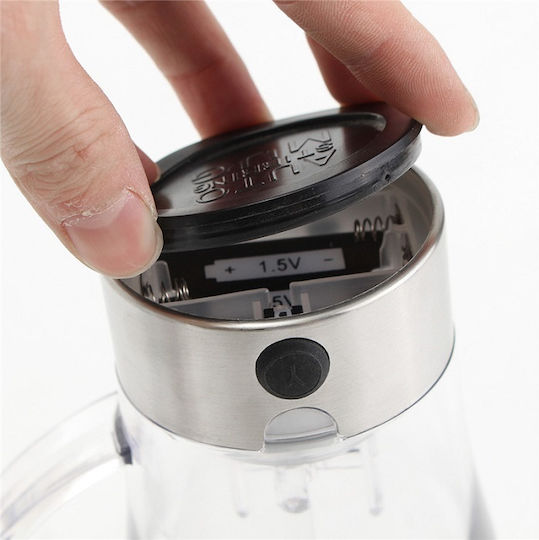 Mug That Stirs Coffee By Itself Mug Glass with Lid Transparent 350ml