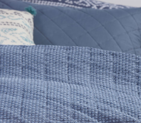 Nef-Nef Homeware Karina Υπέρδιπλο Blue 230x240cm