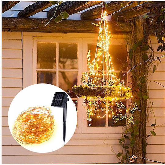 SPM Hanging Solar Light Garland with Warm White Light