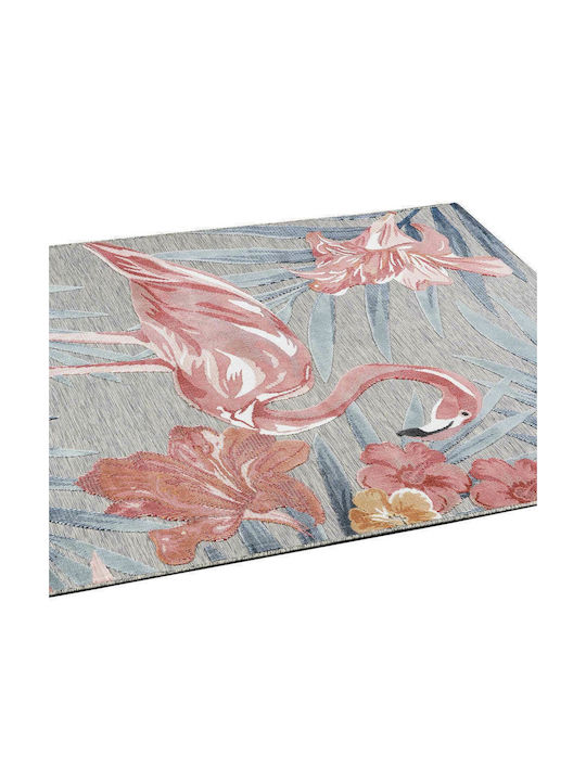 Madi Selva Flamingo Rug Rectangular Summer Gray