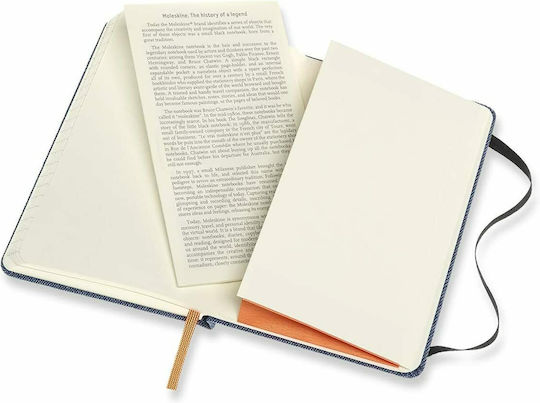 Moleskine Notebook 96 Sheets A5 Ruled with Elastic Blue