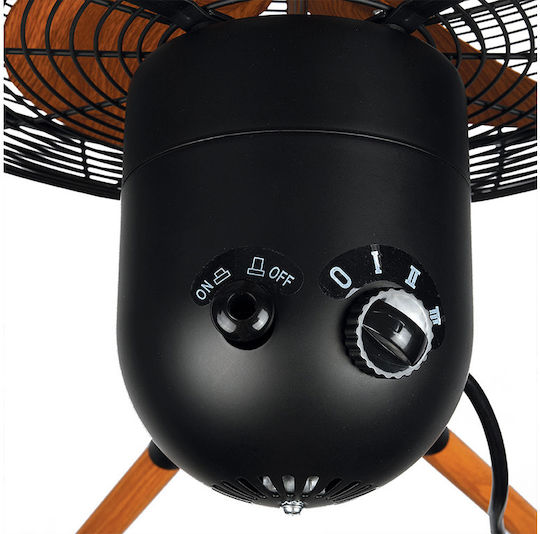 Livoo DOM446 Ανεμιστήρας Ορθοστάτης 50W Διαμέτρου 40cm Καφέ