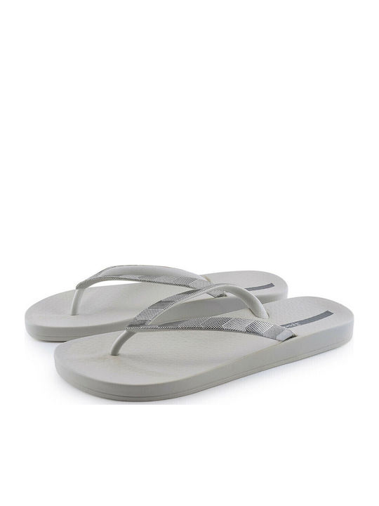 Mesh Women's Flip Flops Gray